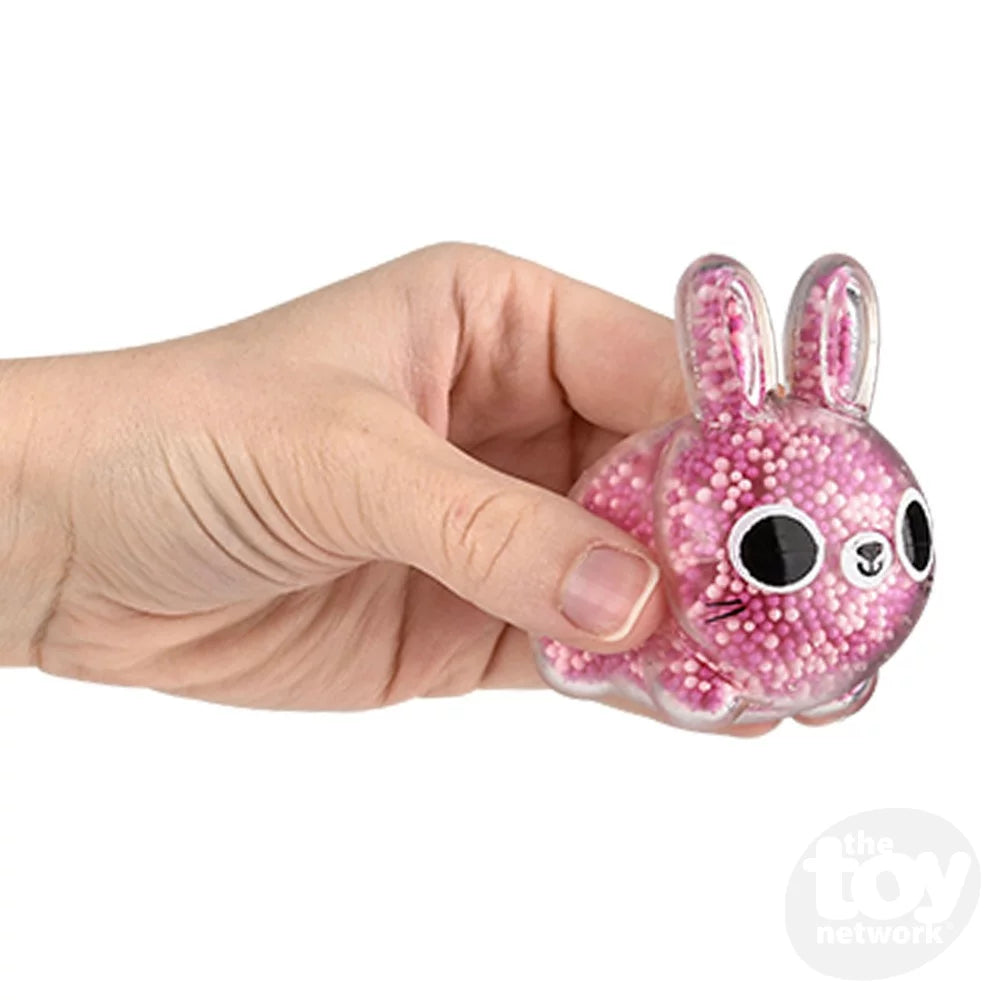 Easter Squeezy Bead Bunny Rabbit 2.5" Sold Individually
