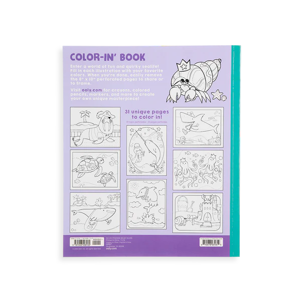 Coloring Book Outrageous Ocean