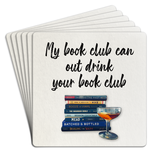 Bar Coaster |  My book club can out drink