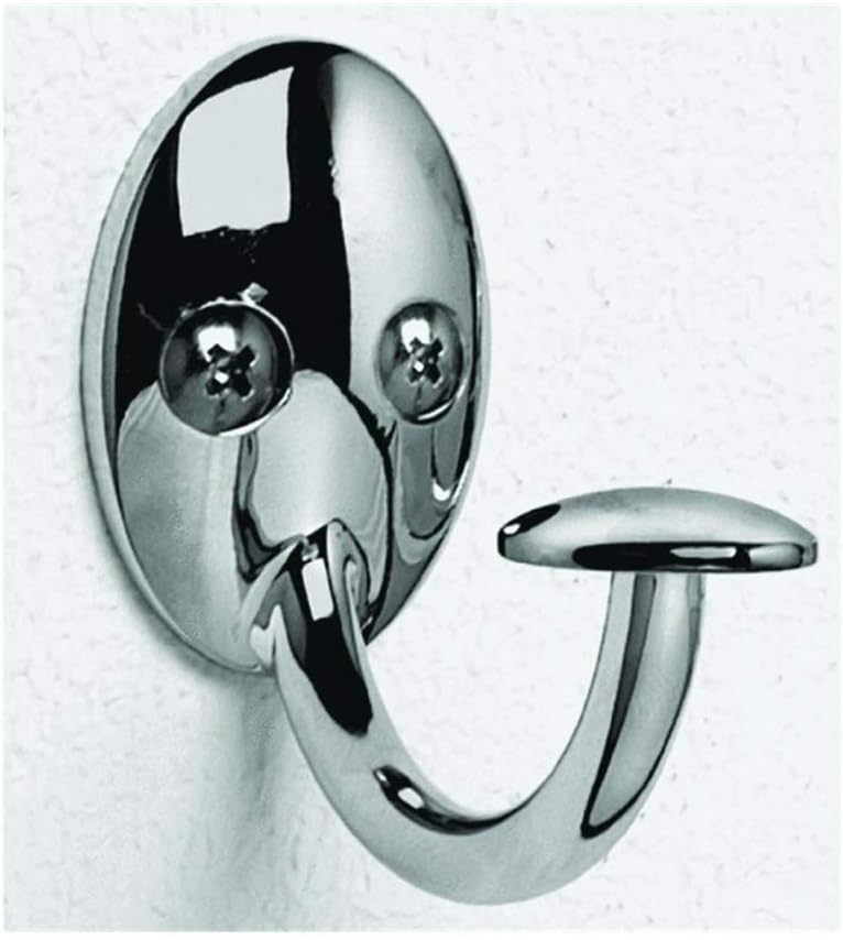 Single Wall Mount Hook Chrome Stratford
