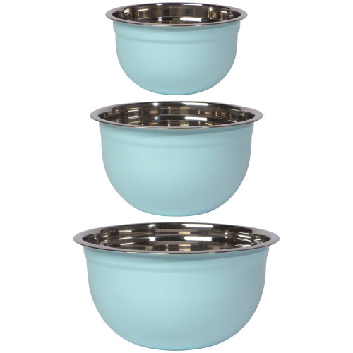 Mixing Bowls - Robins Egg or Yellow Set of 3
