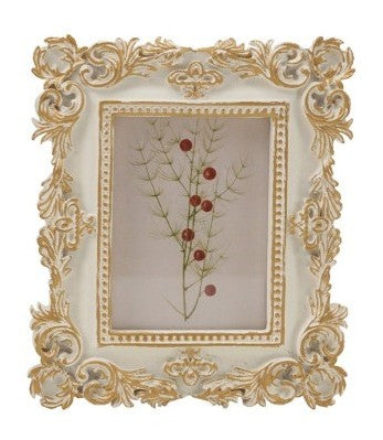 Frame Tabletop Resin Baroque 3 Styles 3.5" - 5"h (Sold Individually)
