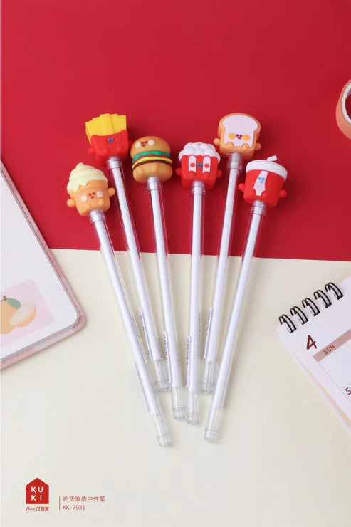 Gel Pen Fast Food (Sold Individually)