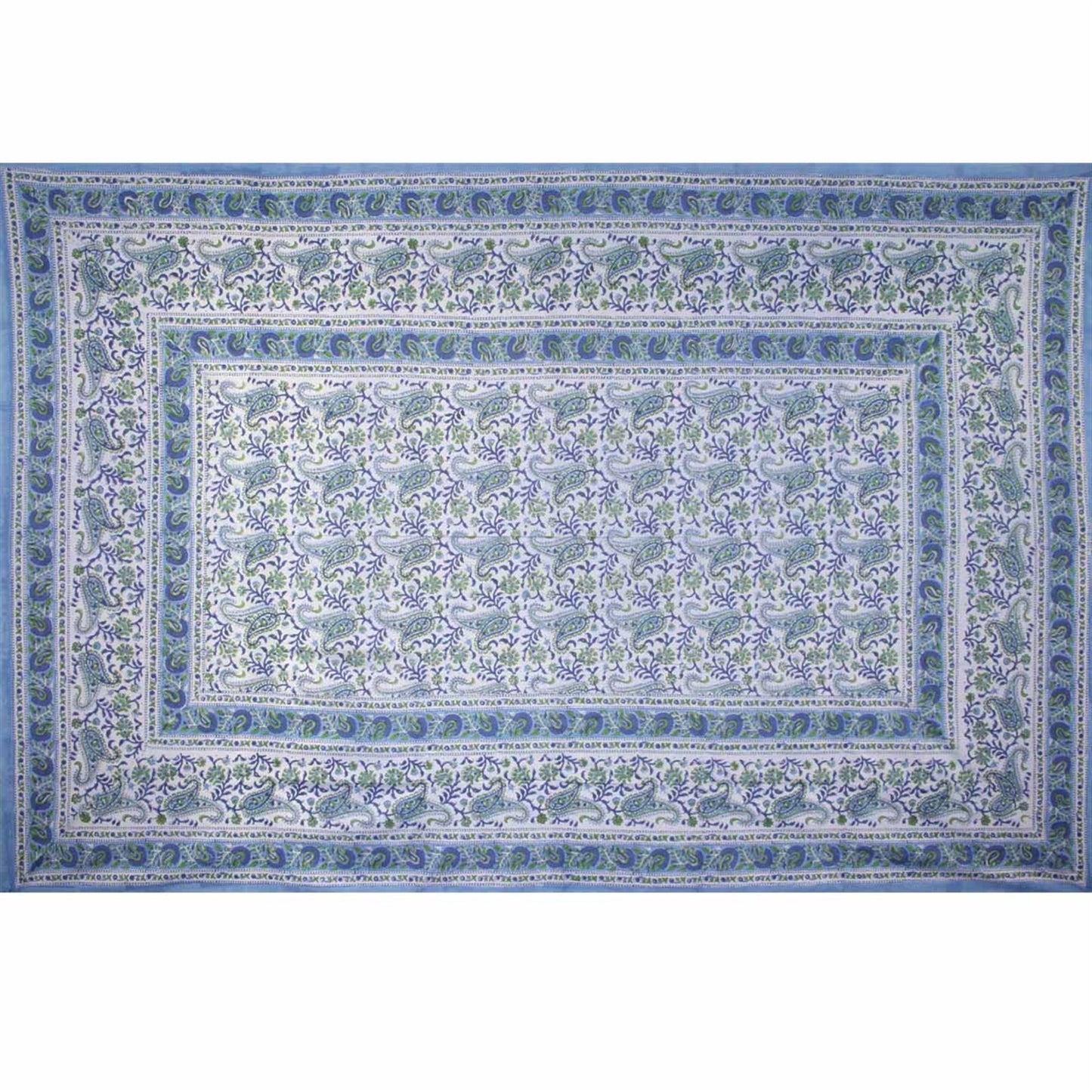 Tapestry Queen Size Rajasthan Paisley Blue