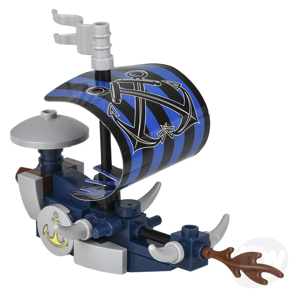 Building Block Egg Kit Pirate Ship 2.75" (Sold Individually)