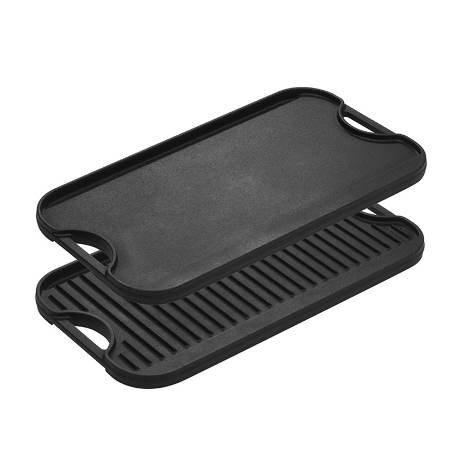 Cast-iron Griddle Pro-grid Reversible 20x10.5 (Single Item)