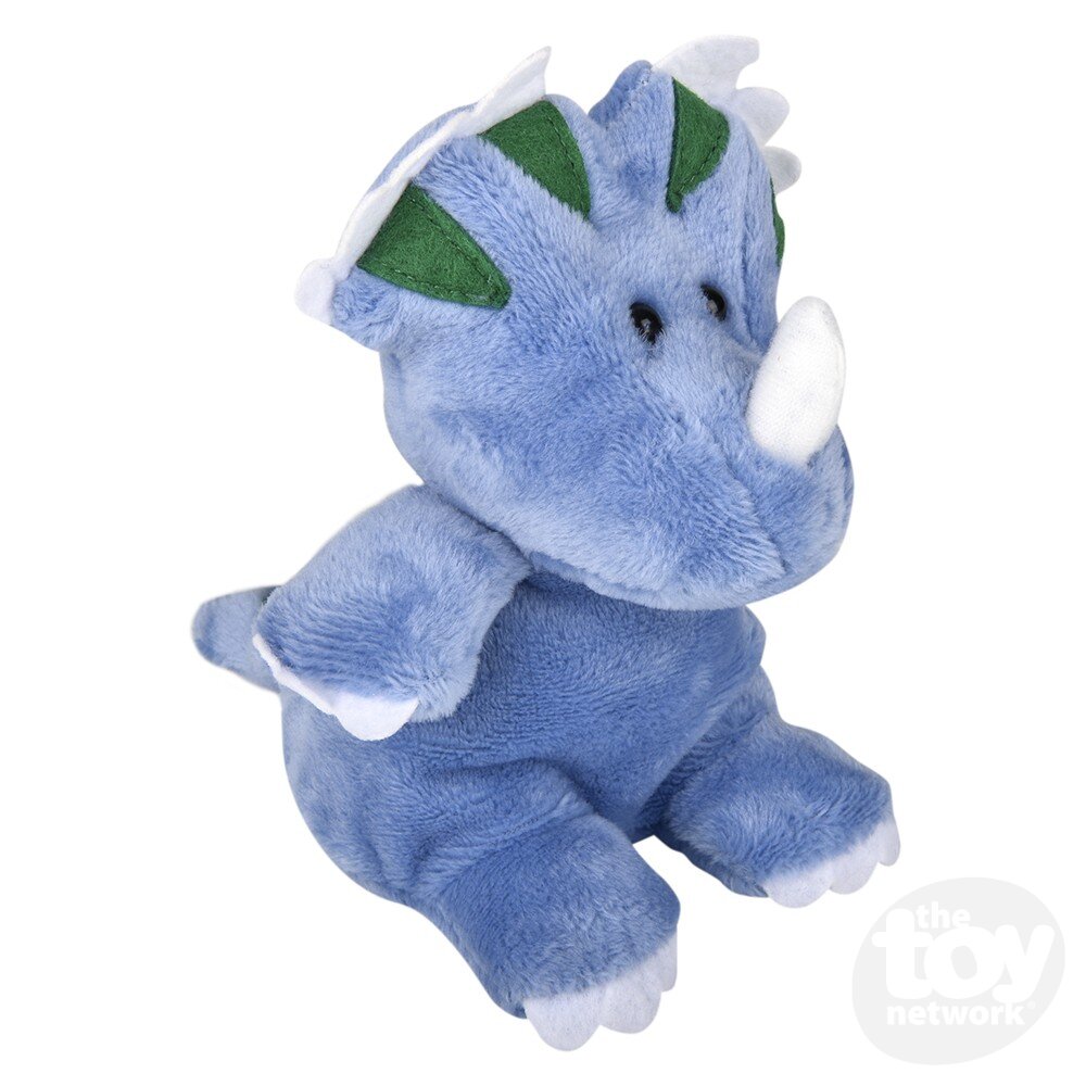 Plush Weez Bean Bag Dino Triceratops 5"