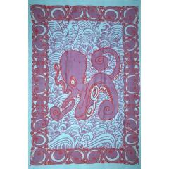 Tapestry Twin Size Octopus Purple