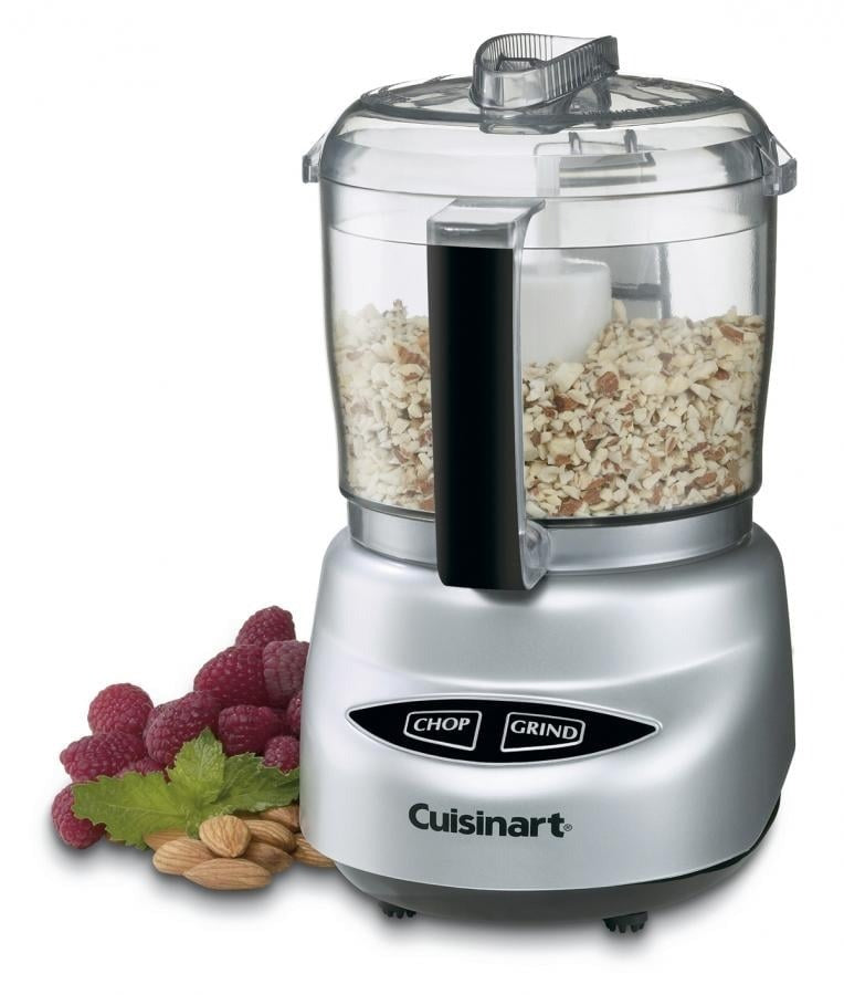 Electric Food Processor - Mini Prep Plus Brushed Chrome & Nickel