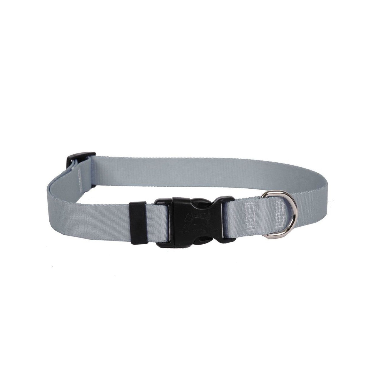 Dog Collar 1in wide Large 18inch-28inch Gray