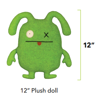 Uglydoll Plush Ox 12"
