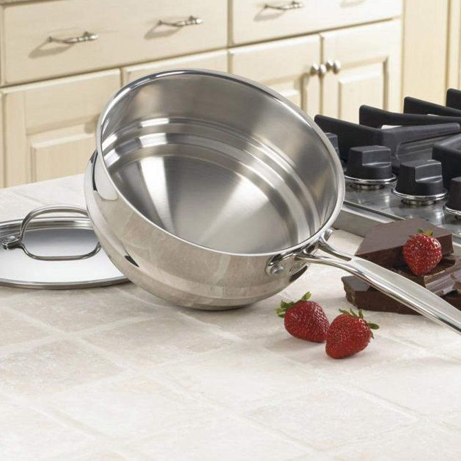 Cookware - Chefs Classic Stainless Steel Double Boiler w/Lid
