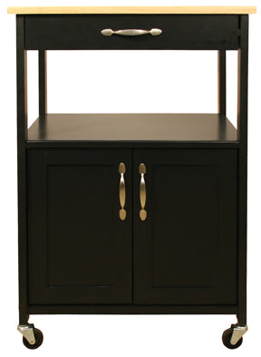 Kitchen Cart With Black Base 23x17