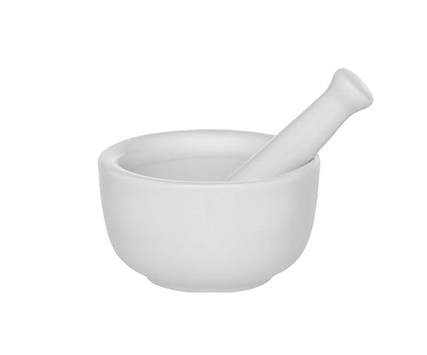 Mortar & Pestle - Ceramic White, Small