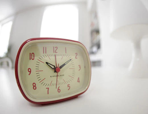 Alarm Clock Retro Red