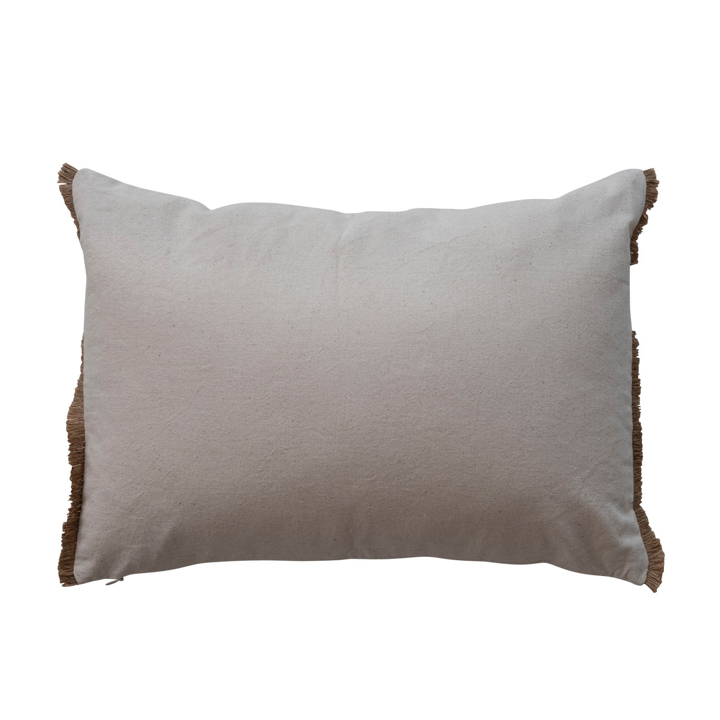 Pillow Lumbar Mushroom Woodland Embroidery & Applique 20" x 14"