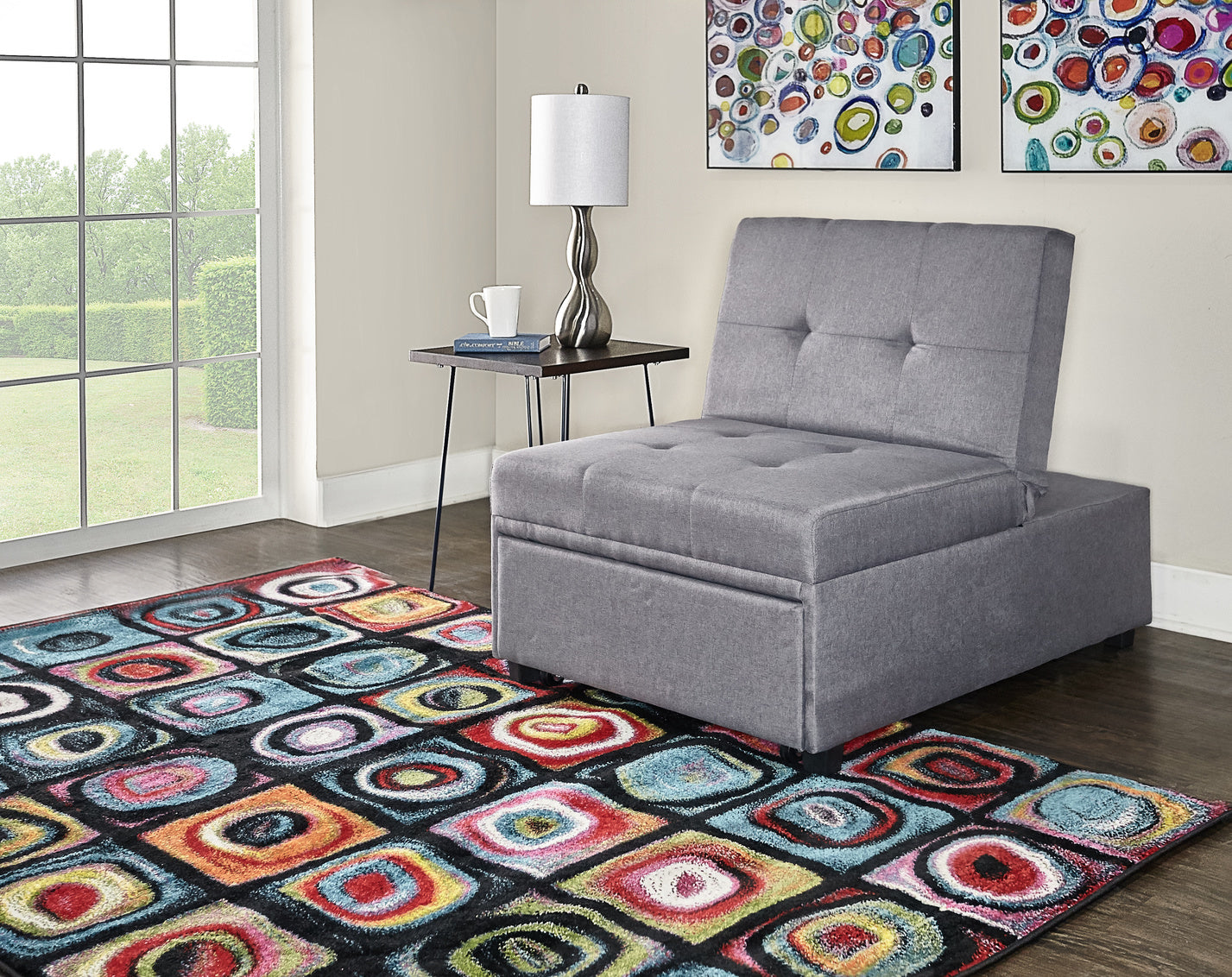 Dozer Sleeper Chair Grey