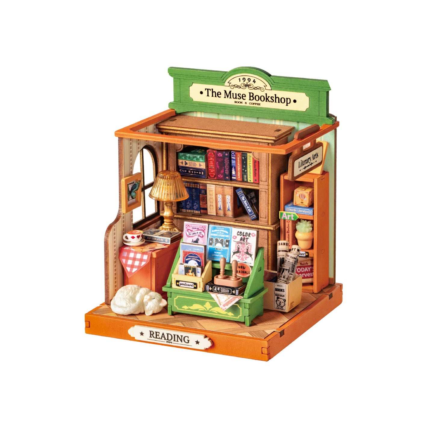 Diy Miniature House Kit: the Muse Bookshop
