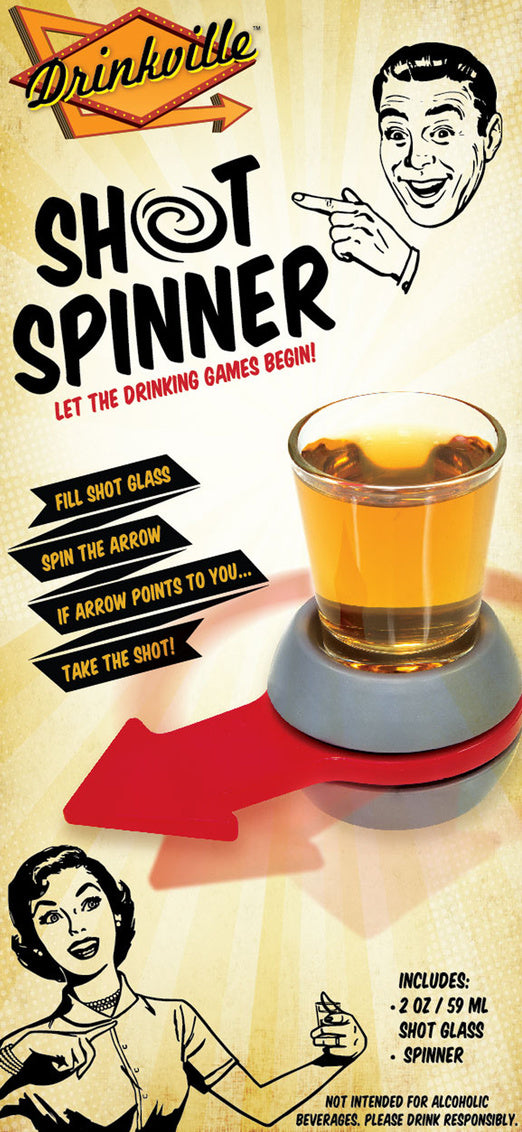 Drinkville 2oz Glass Shot Spinner