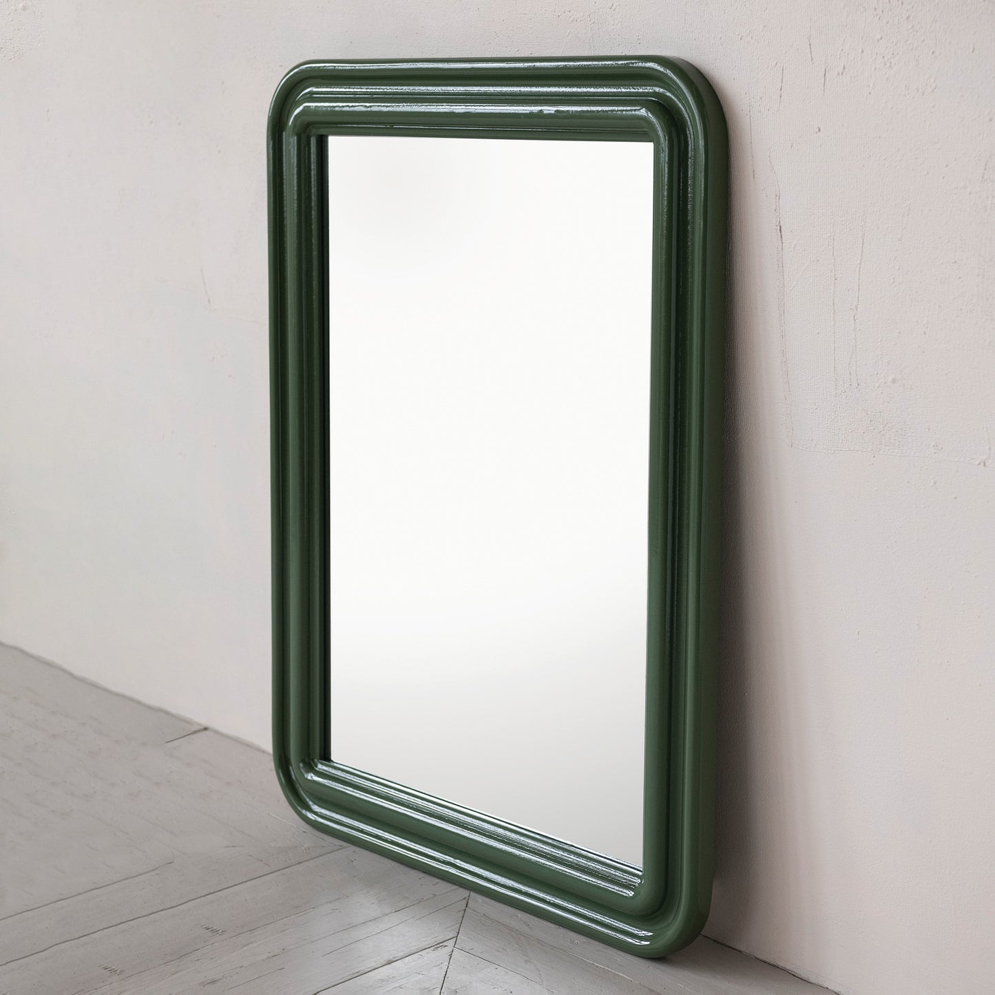 Mirror MDF & Wood Olive Green 28" x 36"