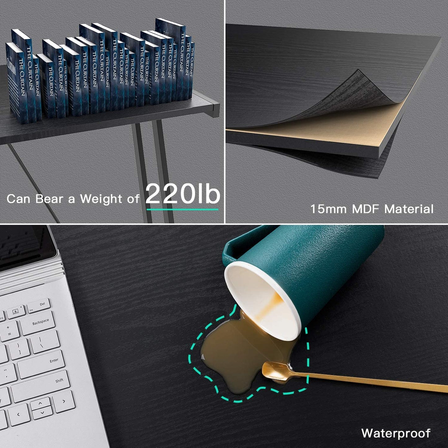 Desk Dazzle Z Base Black