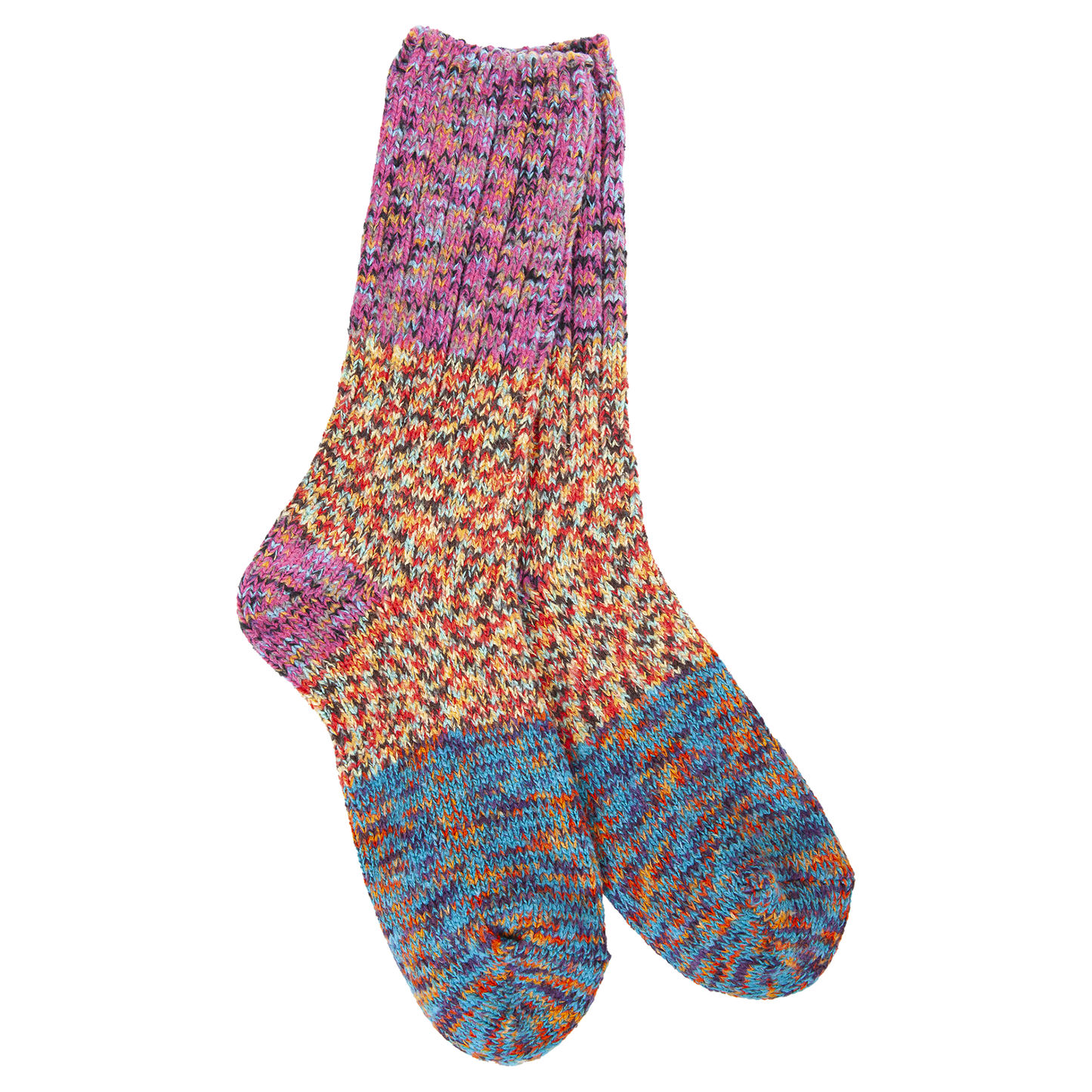 Socks - World's Softest Ragg Crew Fiesta CB-Multi