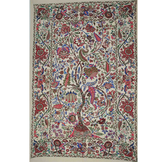 Tapestry Full Size Tree Of Life Tan