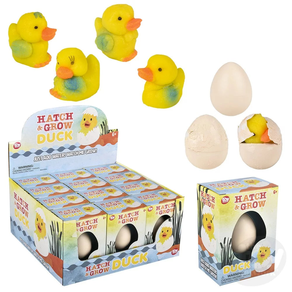 Hatch & Grow Egg Duck 2.5" (Sold Individually)