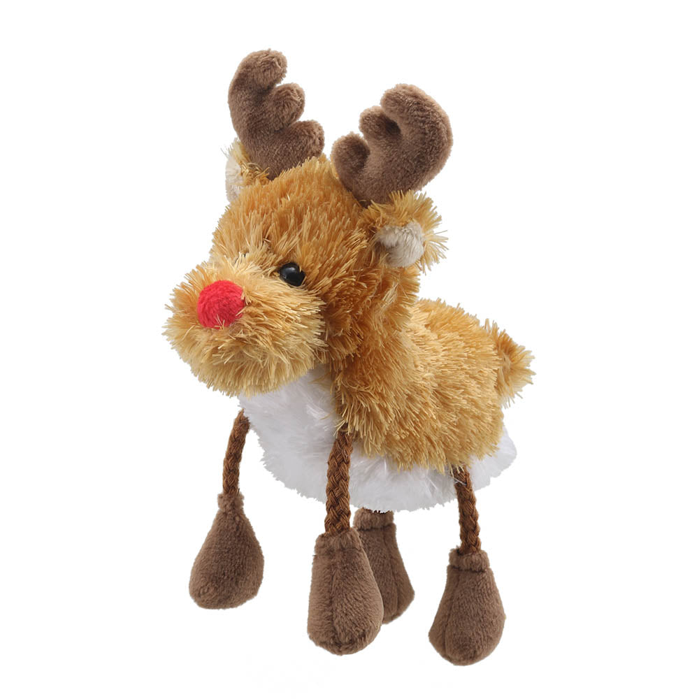 Holiday Finger Puppet Reindeer