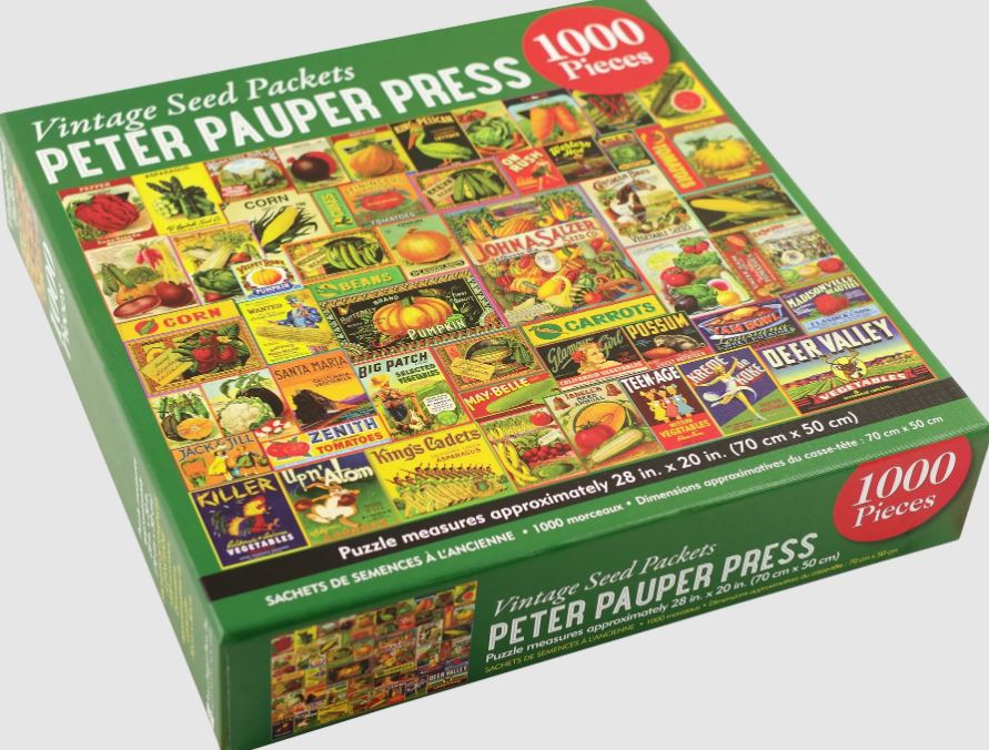 Puzzle 1000 Piece Vintage Seed Packets