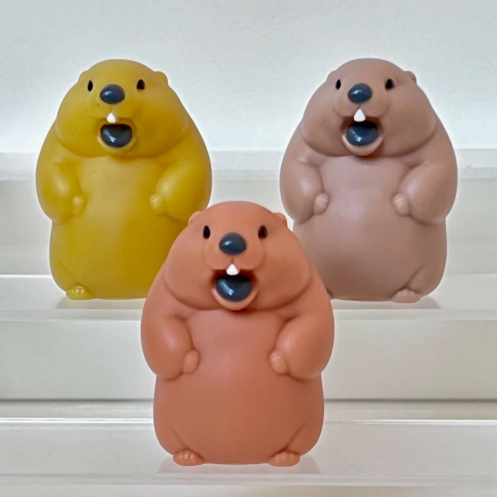 Gashapon Capsule Teen & Up Soft Marmot (Sold As An Individual Capsule)