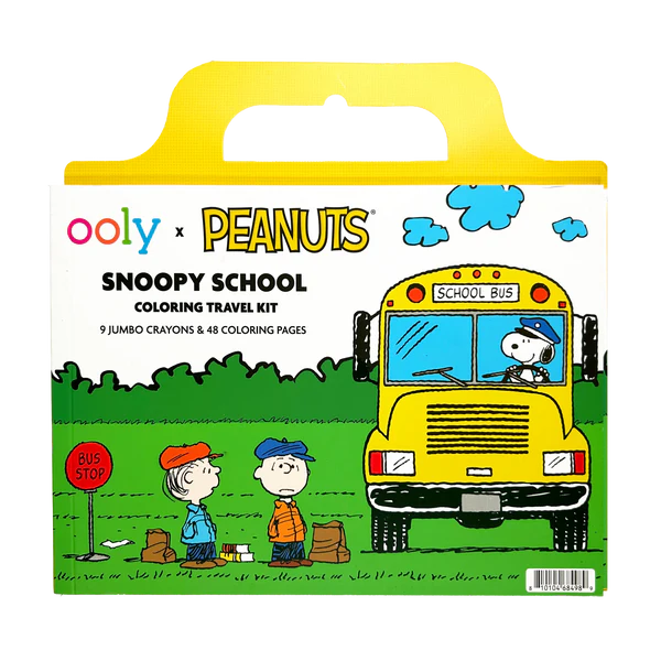 Ooly x Peanuts Snoopy School Coloring Travel Kit