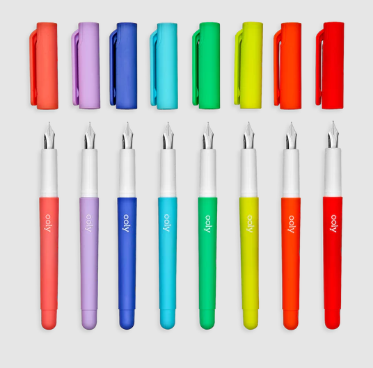 Fountain Pens Color Write Set of 8