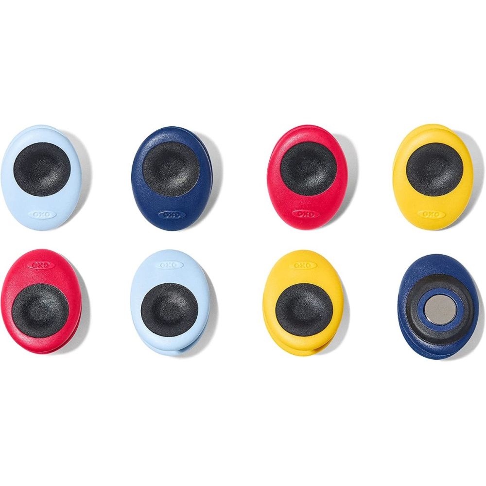 Bag Saver Clips Magnetic Assorted Multicolor Mini 8-pack