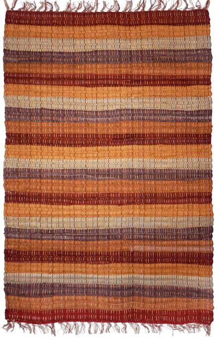 Lido Rag Rug Cotton Red 2' x 3'