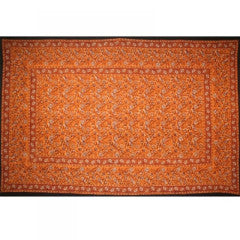 Tapestry Twin Size Earth Dabu Gold Red