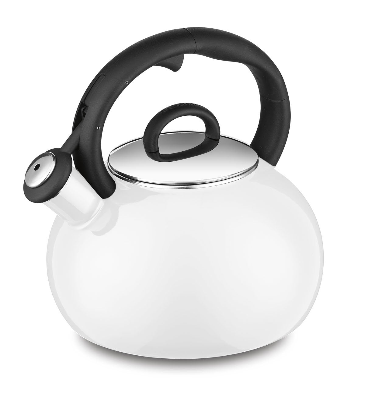 Teakettle - Enamel White 2 Qt