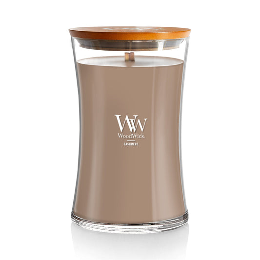 Woodwick Candle - 21.5oz - Cashmere