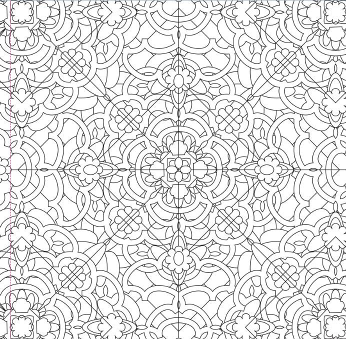 Artist's Adult Coloring Book Kaleidoscope Designs
