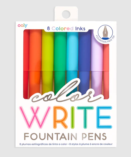 Fountain Pens Color Write Set of 8