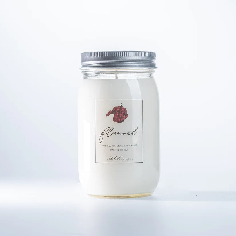 Soy Candle - 16oz - Flannel