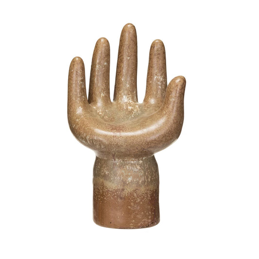 Decor Stoneware Hand Reactive Glaze Brown