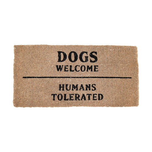 Doormat Coir 32" x 16" Dogs Welcome