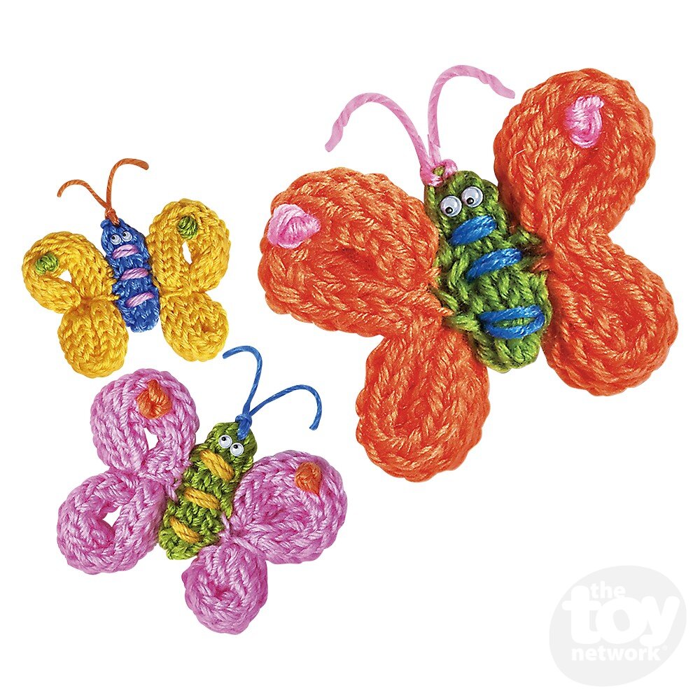4M Little Craft French Knit Butterfly Kit