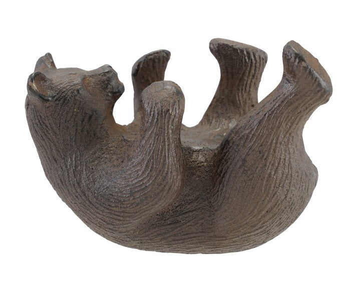 Decorative Cast Iron Trinket Bowl Bear