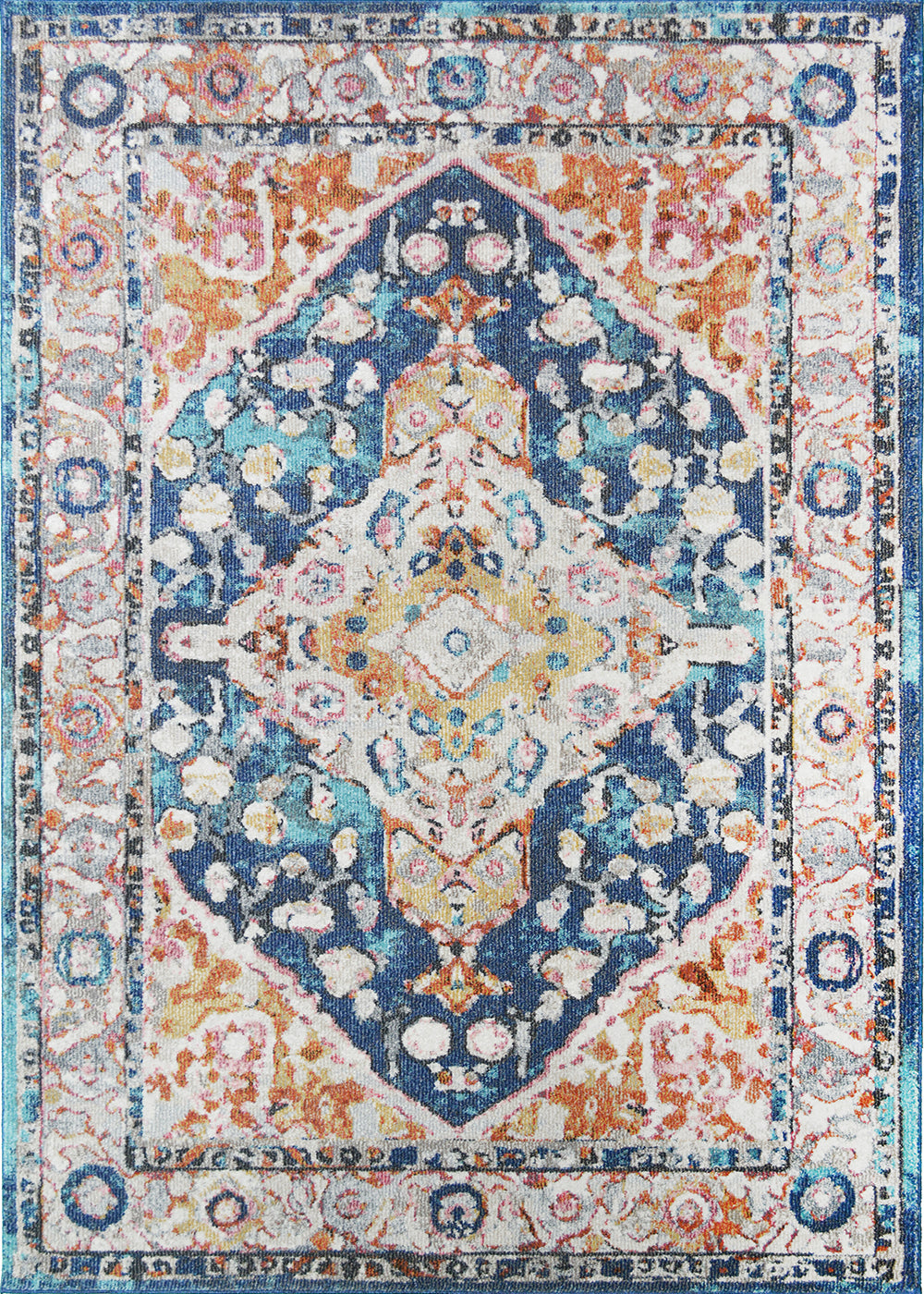 Barcelona Isabella Rug Blue 5'3" x 7'3"