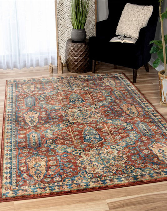 Bombay Rug Red 5' x 7'6"
