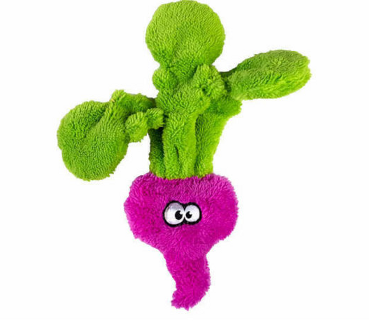Dog Toy - Cycle Dog Duraplush Radish Fuchsia Green Medium