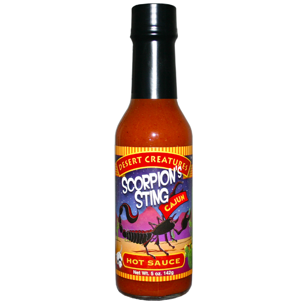 Barbecue Hot Sauce Desert Creatures Scorpion's Sting Cajun