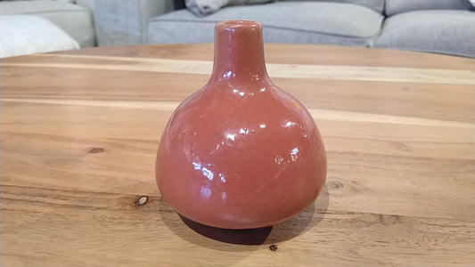 Vase Stoneware Persimmon Small